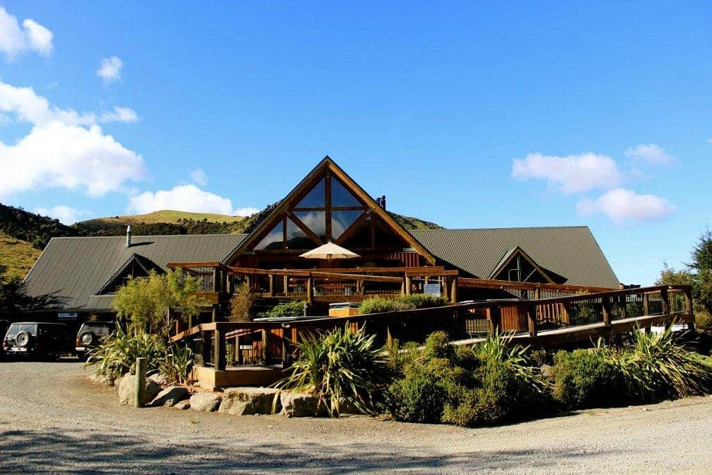 large log cabin restaurant